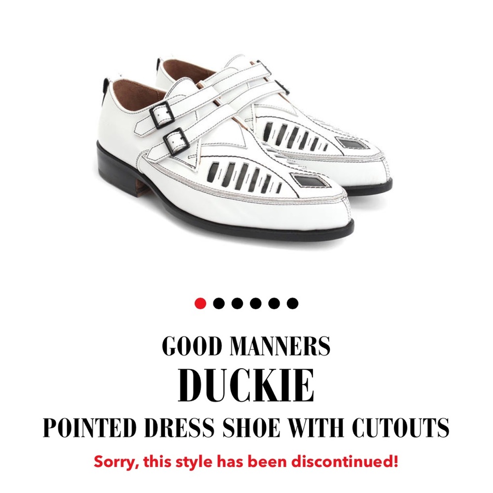 Fluevog Good Manners  Duckie  *Discontinued* 2016